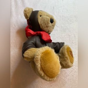 Aramis London 2000 COPILOT Aviator Teddy Bear Stuffed Animal Plush